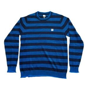 296 BENCH‎ Men’s Casual Striped Crewneck Sweater - Size: Medium
